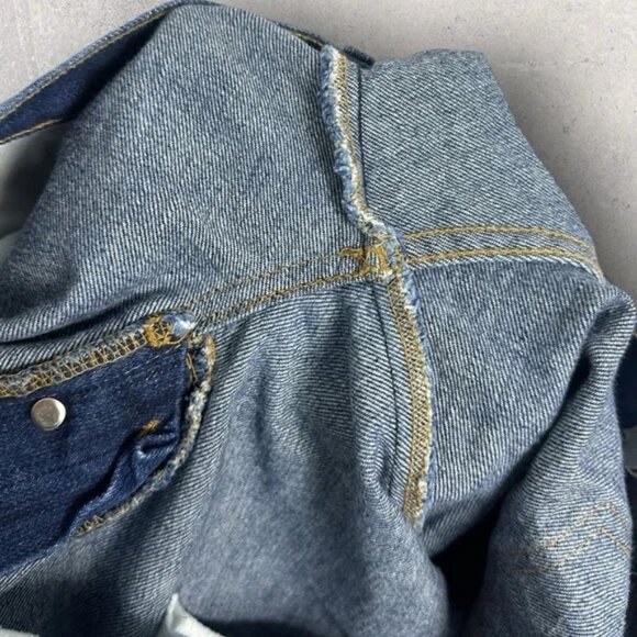 Naked & Famous Raw Japanese Selvedge Jeans Mens Size 33 Kasuri Super Guy Denim - Picture 10 of 14